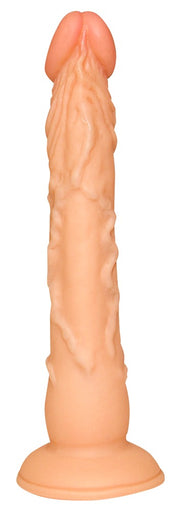 European Lover — dildo z PVC z przyssawką — 18 cm — cielisty
