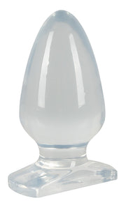 Crystal Plug & Joy — przezroczysty korek analny — Przezroczysty