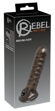 Rebel Dick & Ball Sleeve — nakładka TPR — Dymny