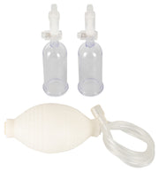 Crystal Clear Multi Sucker — zestaw z pompką ręczną — Przezroczysty