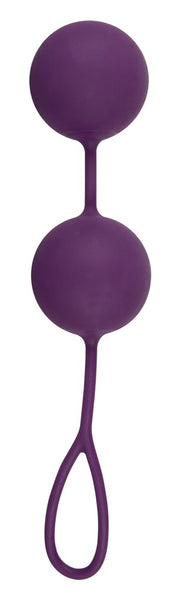 Sweet Smile XXL Balls — podwójne kulki silikonowe — Fioletowy