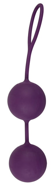 Sweet Smile XXL Balls — podwójne kulki silikonowe — Fioletowy