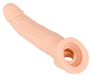 Nature Skin — nakładka TPE z pierścieniem 21 cm — Cielisty