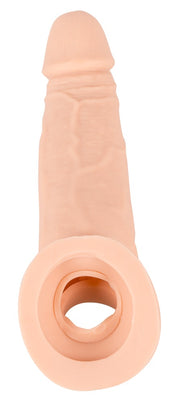 Nature Skin — nakładka TPE z pierścieniem 21 cm — Cielisty