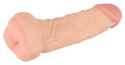 Nature Skin 2w1 — nakładka i masturbator z TPE — 53482000000 — 21 cm