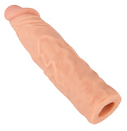 Nature Skin Extension Sleeve — nakładka TPR 19,5 cm — Cielisty