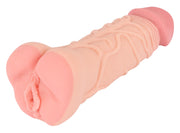 Nature Skin 2w1 — nakładka i masturbator z TPE — 53798500000 — 22,1 cm
