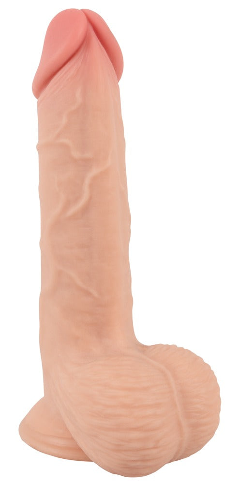 Nature Skin — dildo z ruchomą powierzchnią, S/M/L — S — 18,7 cm