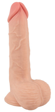 Nature Skin — dildo z ruchomą powierzchnią, S/M/L — S — 18,7 cm
