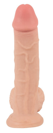 Nature Skin — dildo z ruchomą powierzchnią, S/M/L — S — 18,7 cm