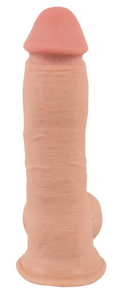 Nature Skin — dildo z ruchomą powierzchnią, S/M/L — M — 19,9 cm