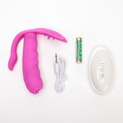 Velvet Touch stymulator łechtaczki sterowany bezprzewodowo ładowany usb fioletowy – fotografia 2