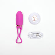 Velvet Touch jajeczko wibrujące sterowane zdalnie ładowanie usb fioletowe – fotografia 2