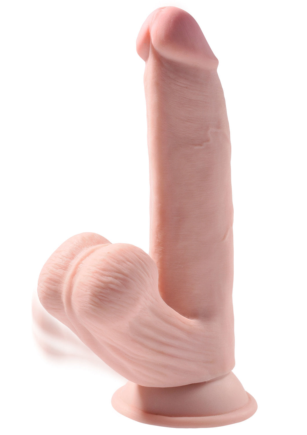 Dildo Z Przyssawką 3D Cock Swinging Balls 8 Inch King Cock — zdjęcie produktu 1 od PLAYROOM