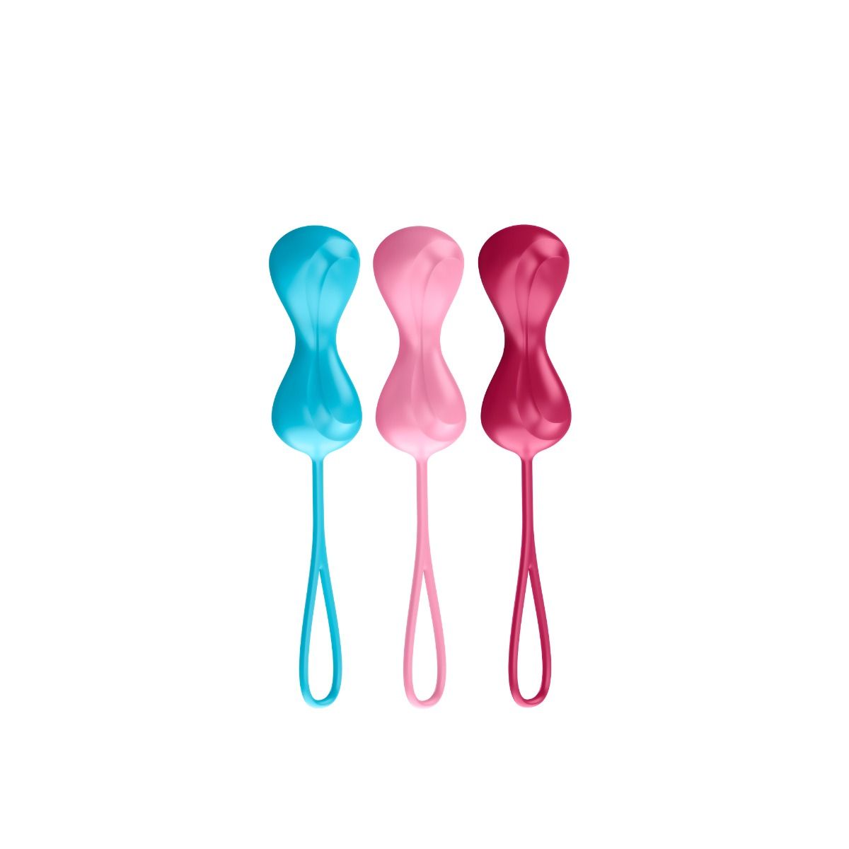 Satisfyer Power Balls – trzy elementy zestawu w różnych kolorach