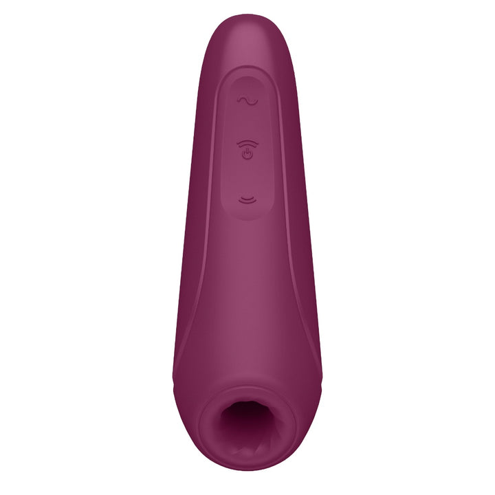 Satisfyer Curvy 1+ — stymulator z aplikacją, Rose Red