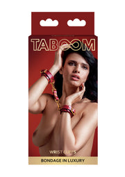 Wegańskie Kajdanki Na Ręce Wrist Cuffs Taboom — zdjęcie produktu 2 od PLAYROOM