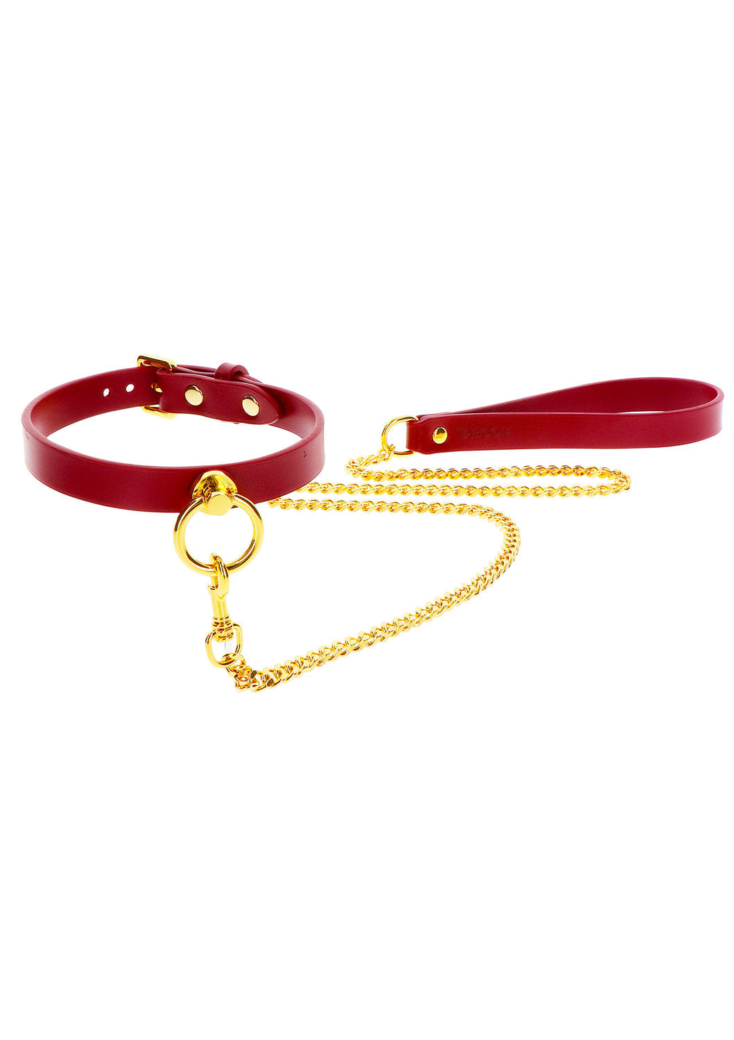 Wegańska Obroża Ze Smyczą O-Ring Collar And Chain Leash Taboom — zdjęcie produktu od PLAYROOM