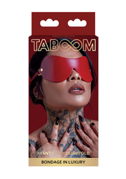 Wegańska Skórzana Opaska Na Oczy Avantgarde Blindfold Taboom — zdjęcie produktu od PLAYROOM