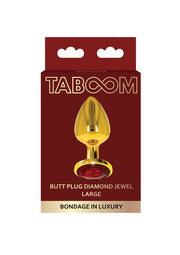 Korek Analny Butt Plug With Diamond Jewel L Taboom — zdjęcie produktu od PLAYROOM