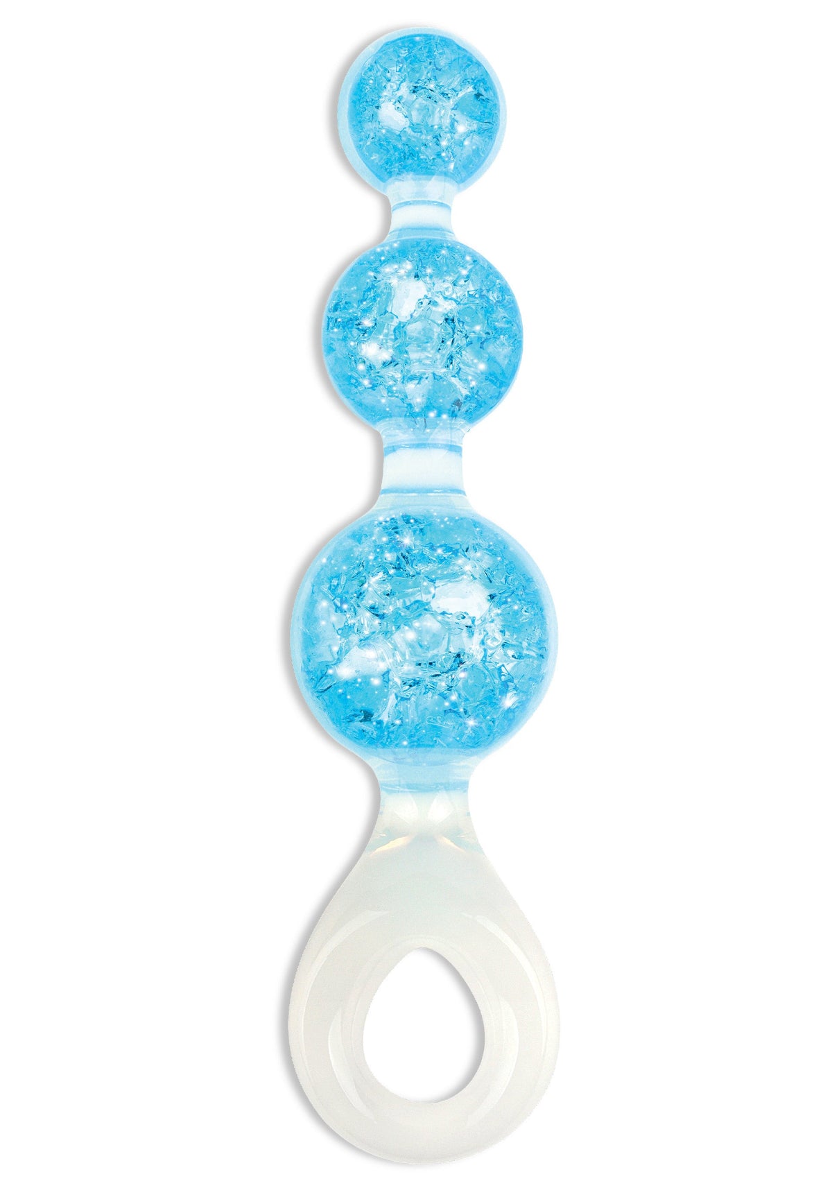 ToyJoy Crystal Trio Medium — niebieski model silikonowy — 10603-X-BLUE