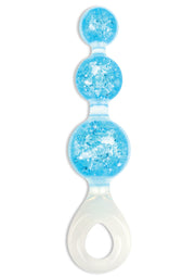 ToyJoy Crystal Trio Medium — niebieski model silikonowy — 10603-X-BLUE