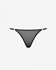 Czarne Stringi Ginny Black S/M Promees — zdjęcie produktu od PLAYROOM