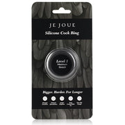 Rozciągliwy Silikonowy Pierścień Erekcyjny Maximum Stretch Silicone Cock Ring Black Je Joue — zdjęcie produktu PLAYROOM