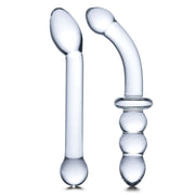 Zestaw Dwóch Szklanych Dild G-Spot Pleasure S Dildo Set 2 Pcs Glas — zdjęcie produktu 1 od PLAYROOM