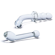 Zestaw Dwóch Szklanych Dild G-Spot Pleasure S Dildo Set 2 Pcs Glas — zdjęcie produktu 2 od PLAYROOM