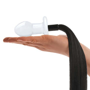 Szklana Zatyczka Z Końskim Ogonem Horse Tail S Butt Plug Glas — zdjęcie produktu od PLAYROOM