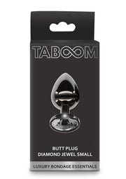 Korek Analny Butt Plug With Diamond Jewel Silver S Taboom — zdjęcie produktu 3 od PLAYROOM