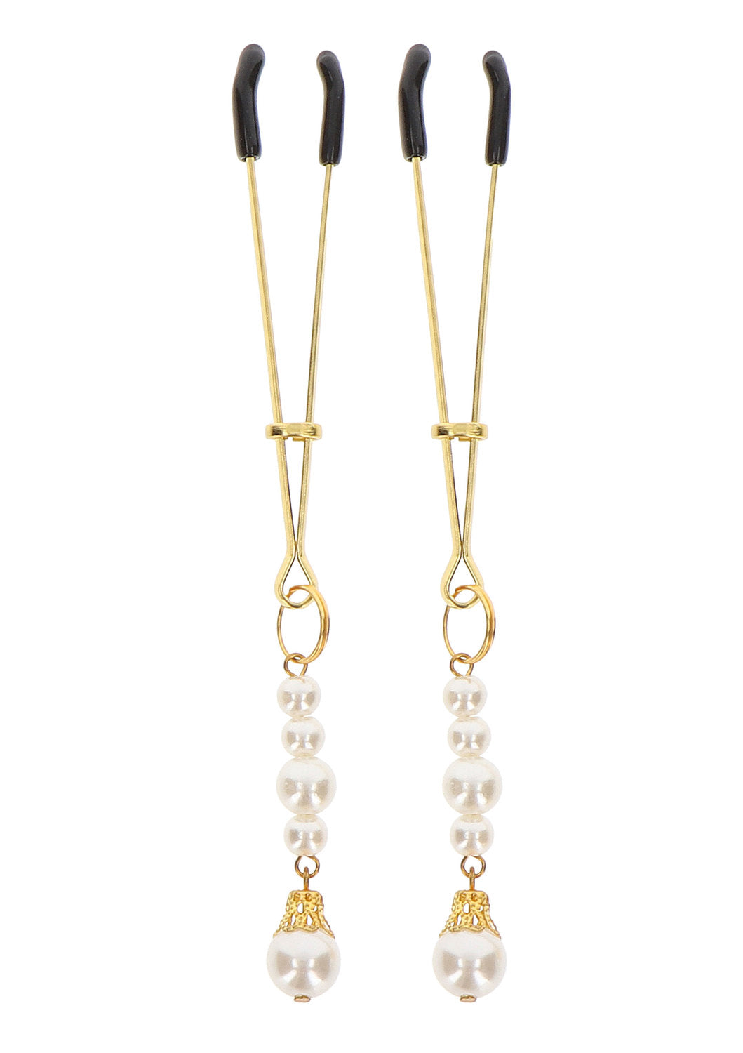 Zaciski Na Sutki Tweezers With Pearls Gold Taboom — zdjęcie produktu od PLAYROOM