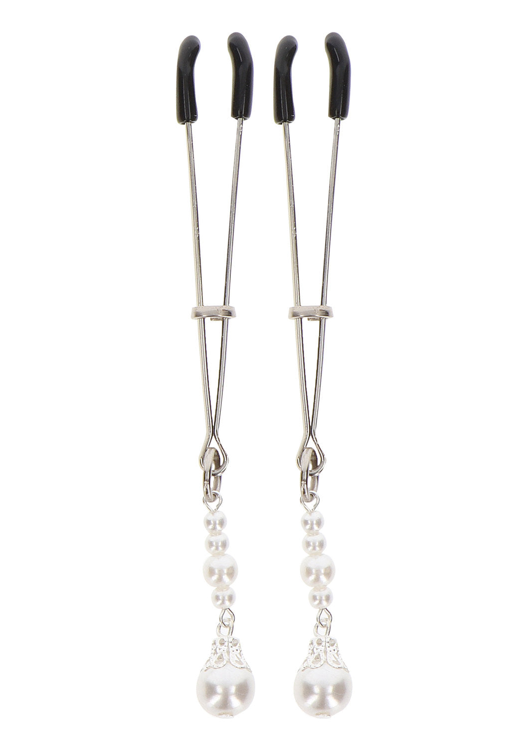 Zaciski Na Sutki Tweezers With Pearls Silver Taboom — zdjęcie produktu od PLAYROOM