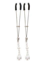 Zaciski Na Sutki Tweezers With Pearls Silver Taboom — zdjęcie produktu od PLAYROOM