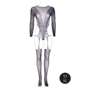 Bodystocking Kalyke Xxiii With Turtleneck Black Os Le Désir — zdjęcie produktu PLAYROOM