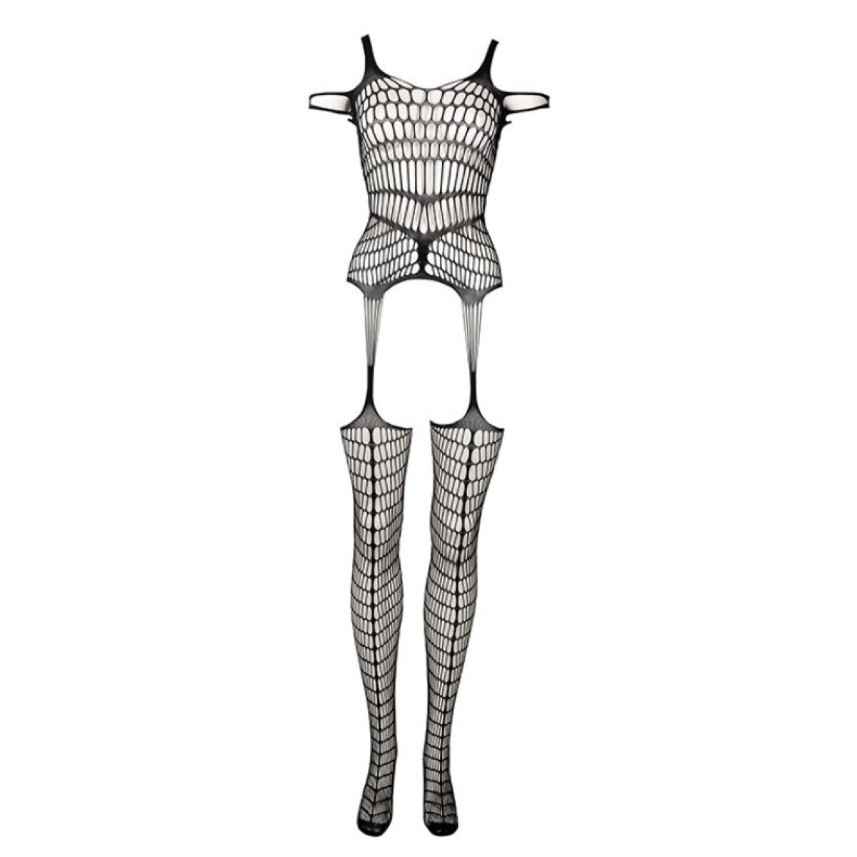 Bodystocking Shredded Black Os Le Désir — zdjęcie produktu PLAYROOM