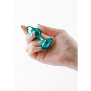 Korek Analny Z Kryształem Rear Assets Small Green NS Novelties — zdjęcie produktu 2 od PLAYROOM