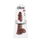 Dildo King Cock With Bals 10 Brown Pipedream — zdjęcie produktu od PLAYROOM