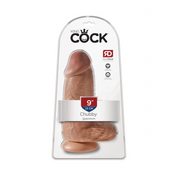 Dildo King Cock Chubby 9 Tan Pipedream — zdjęcie produktu od PLAYROOM