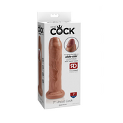 Dildo King Cock Uncut 7 Tan Pipedream — zdjęcie produktu od PLAYROOM