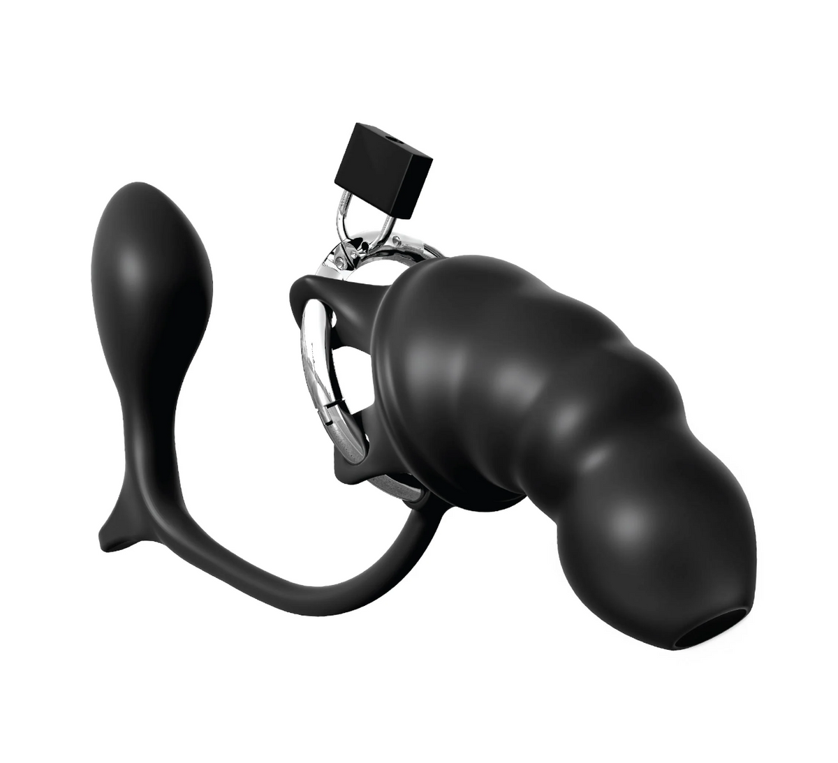 Klatka Na Penisa Z Korkiem Ass-Gasm Cock Blocker Pipedream — zdjęcie produktu od PLAYROOM
