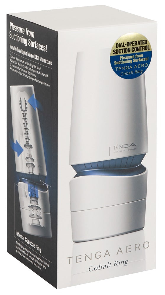 Masturbator Aero Cobalt Ring Tenga