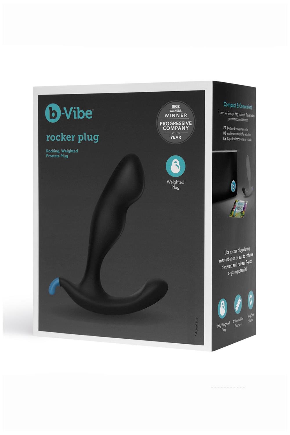 Masażer prostaty Rocker Plug b-Vibe — zdjęcie produktu od PLAYROOM