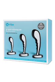 Zestaw treningowy Stainless Steel P Spot Training Set b-Vibe — zdjęcie produktu od PLAYROOM