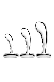 Zestaw treningowy Stainless Steel P Spot Training Set b-Vibe — zdjęcie produktu od PLAYROOM