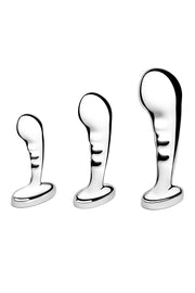 Zestaw treningowy Stainless Steel P Spot Training Set b-Vibe — zdjęcie produktu od PLAYROOM