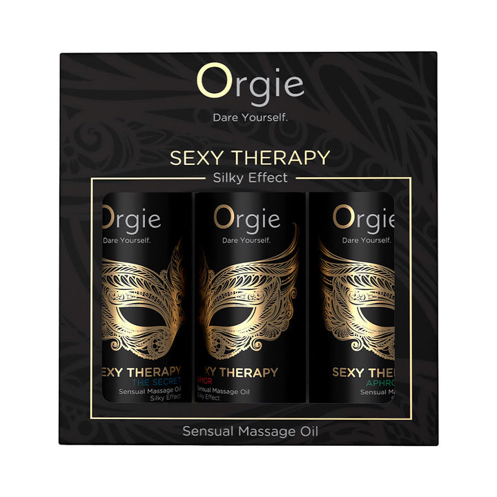 Orgie Sexy Therapy Mini Size Collection — zestaw olejków, 3 × 30 ml