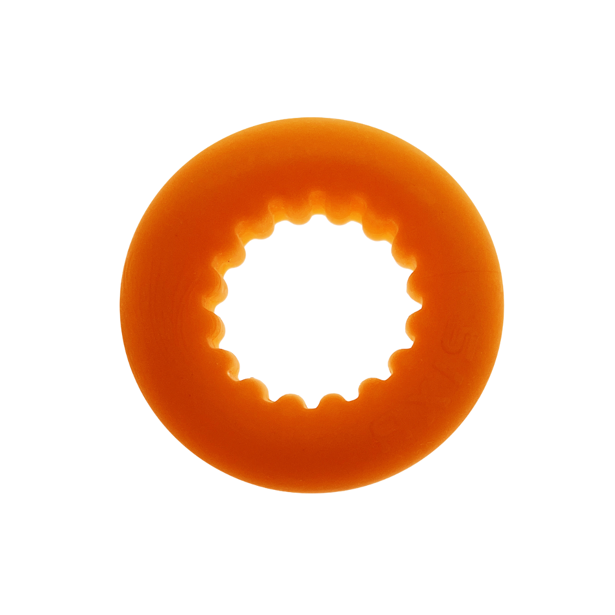 Pierścień erekcyjny Axis Rib Griphold Cockring Ice Orange Oxballs — zdjęcie produktu od PLAYROOM