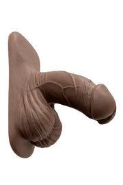 Fantom Penisa 4 Inch Silicone Packer Dark Gender X — zdjęcie produktu od PLAYROOM